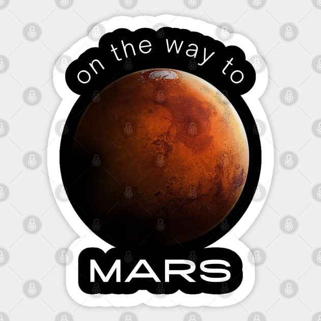 On The Way To Mars Sticker by miqdamabror